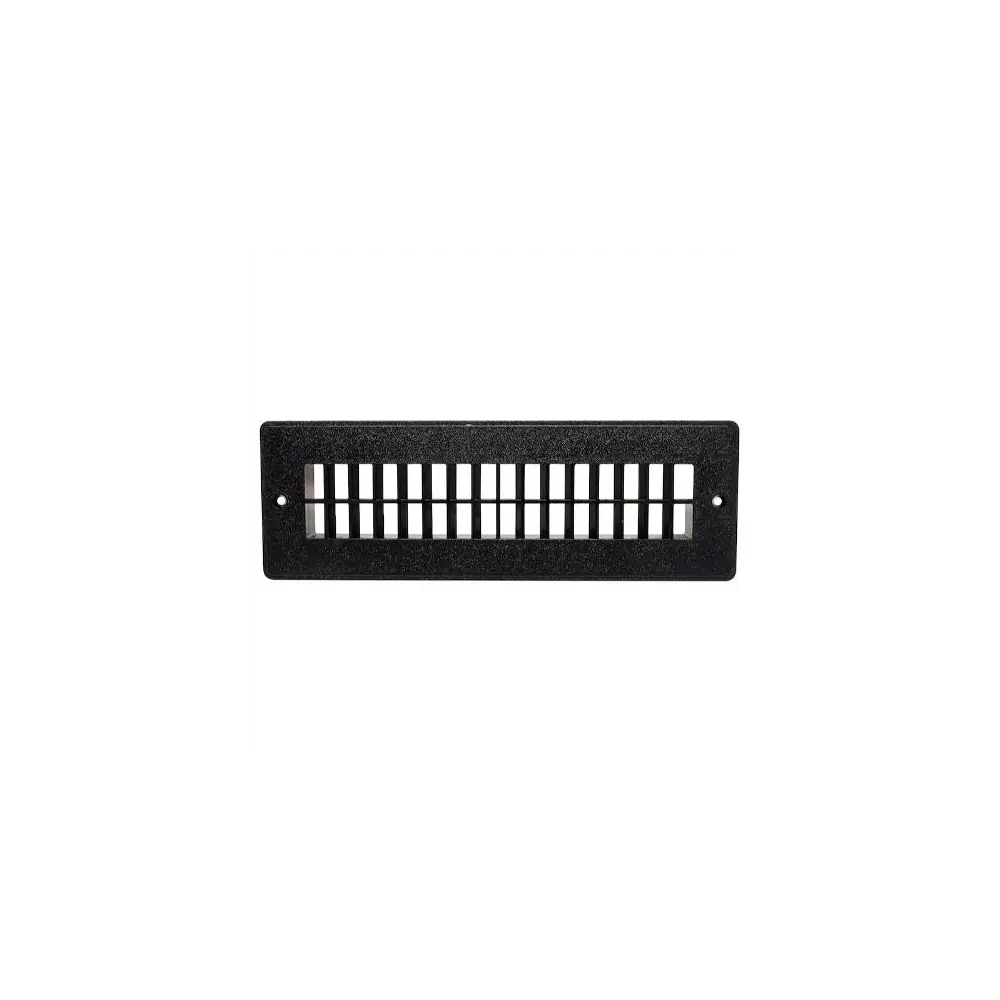 Heating & A/C Floor Register w/ Damper - Black - VALA10-3366VP